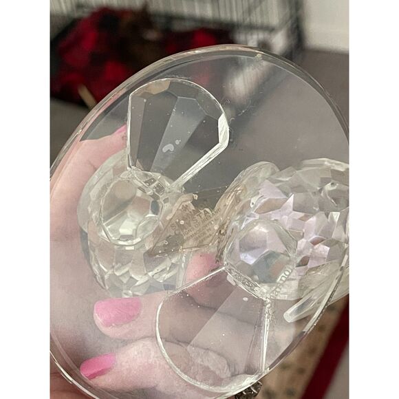 Shannon Crystal Godinger Faceted Love Birds Glass Figurine Sculpture 4" Tall - Picture 10 of 12